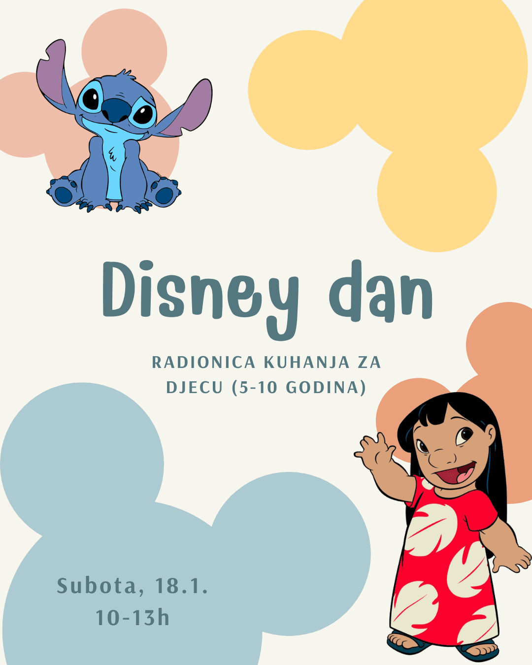 Disney dan - radionica kuhanja za djecu